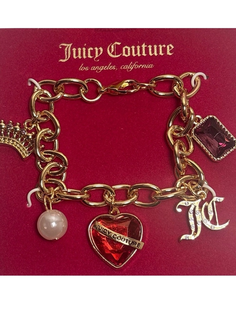 Juicy Couture Gold Charm Bracelet